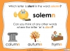Silent Letters  - Year 5 and 6 Teaching Resources (slide 7/23)
